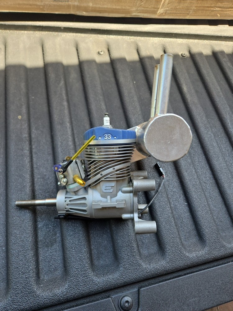 Evolution 33cc Gasoline Rc Airplane Engine With Pitts Muffler 33