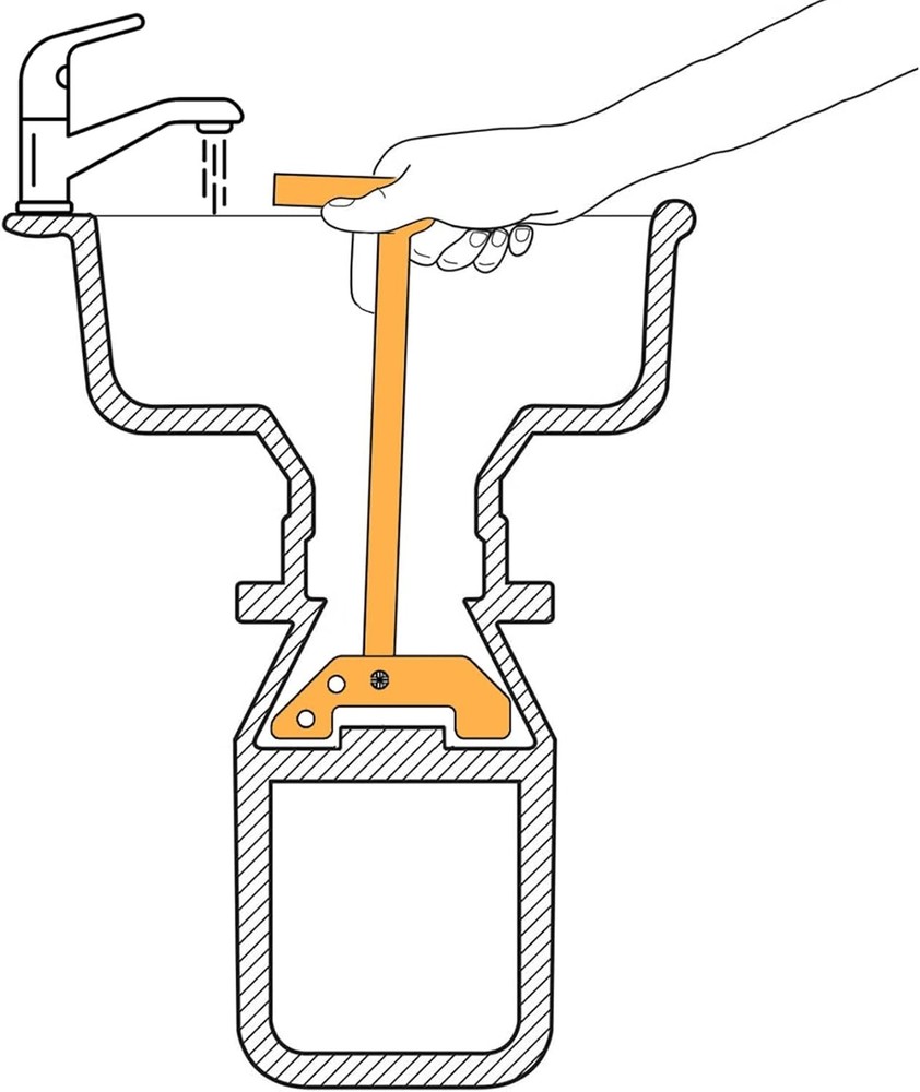 Garbage Disposer Unjamming Wrench Silver Garbage Disposal Wrench Tool Garbage