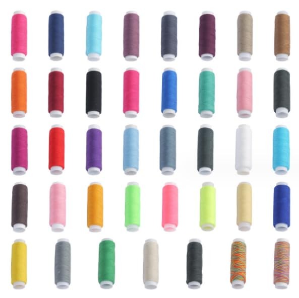 Sewing Thread, Hand Sewing String Spool Multicolor Gradient Sewing Quilting E...
