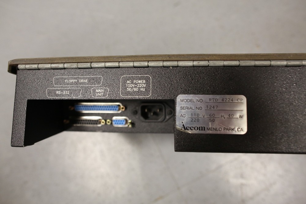 ACCOM RTD 4224 10 bit Real Time Disk Control Panel