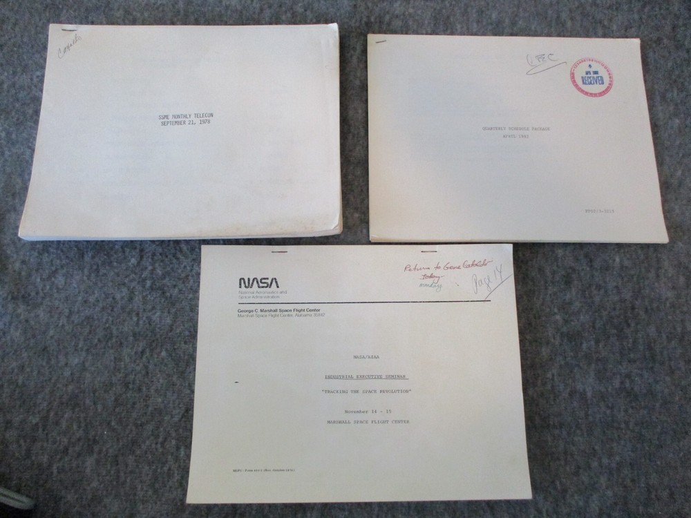 NASA MSFC SPACE SHUTTLE ROCKETDYNE SSME SRB VEHICLE+ENGINE INVESTIGATION REPORTS