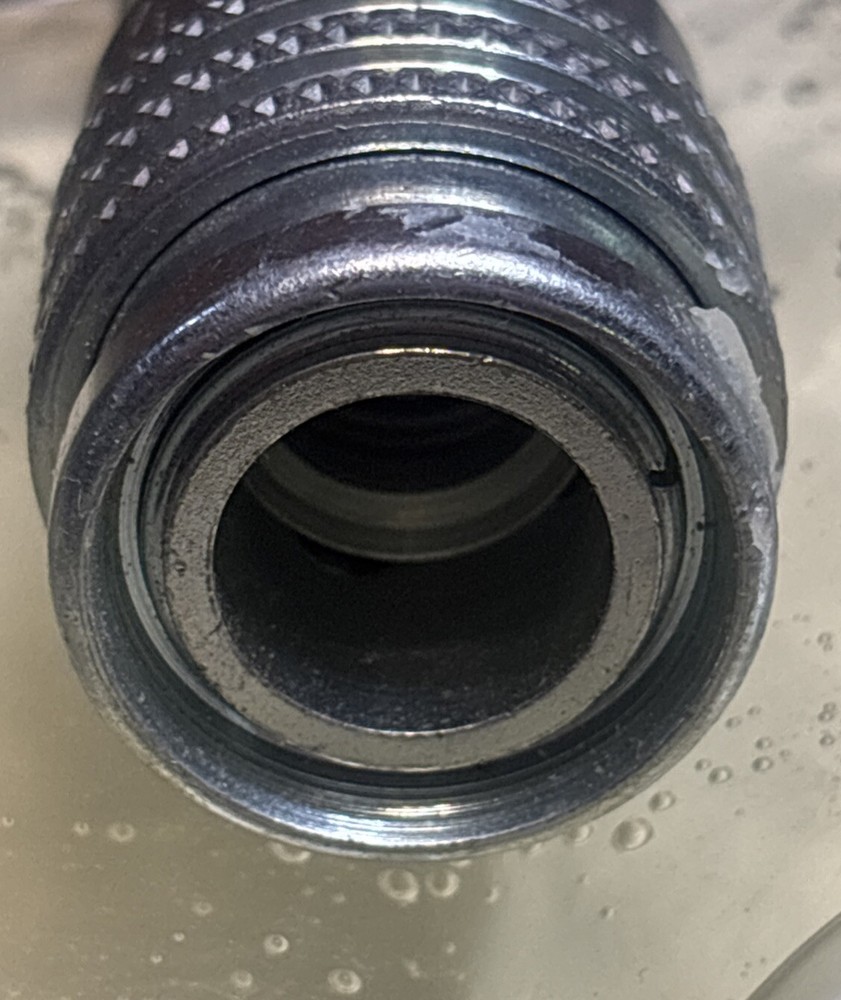 Hansen High Flow Series Push to Connect Air Coupling 3/8” Socket, 1/2”-14 MNPT