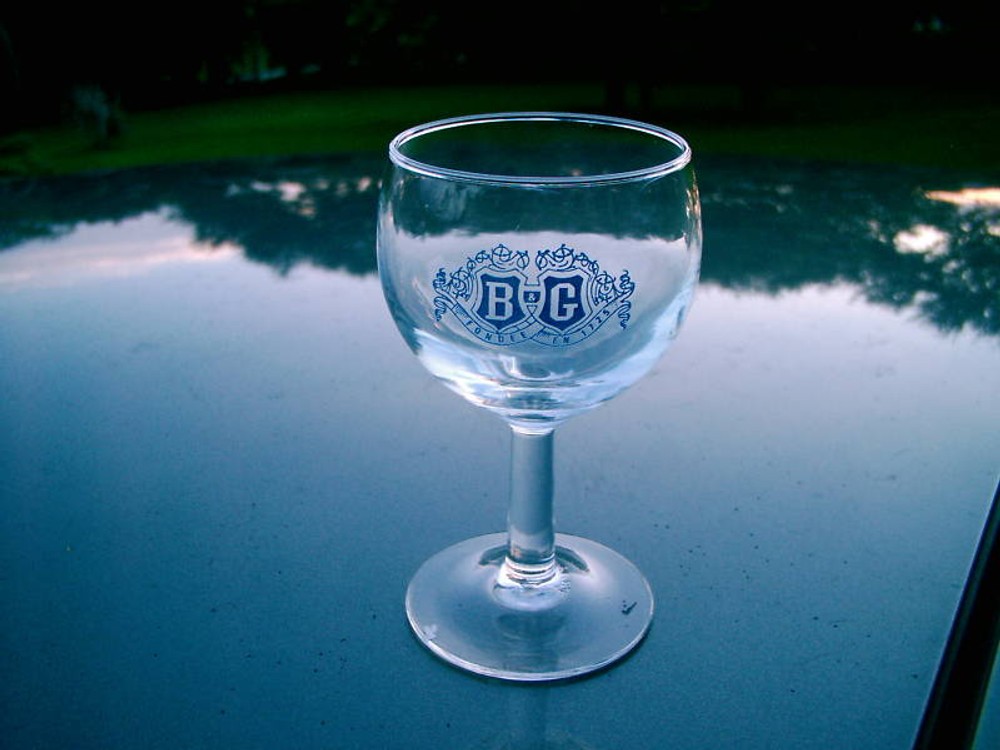 B & G  BRANDY SMALL STEMMED GLASS 4" NICE REPLACEMENT clearance