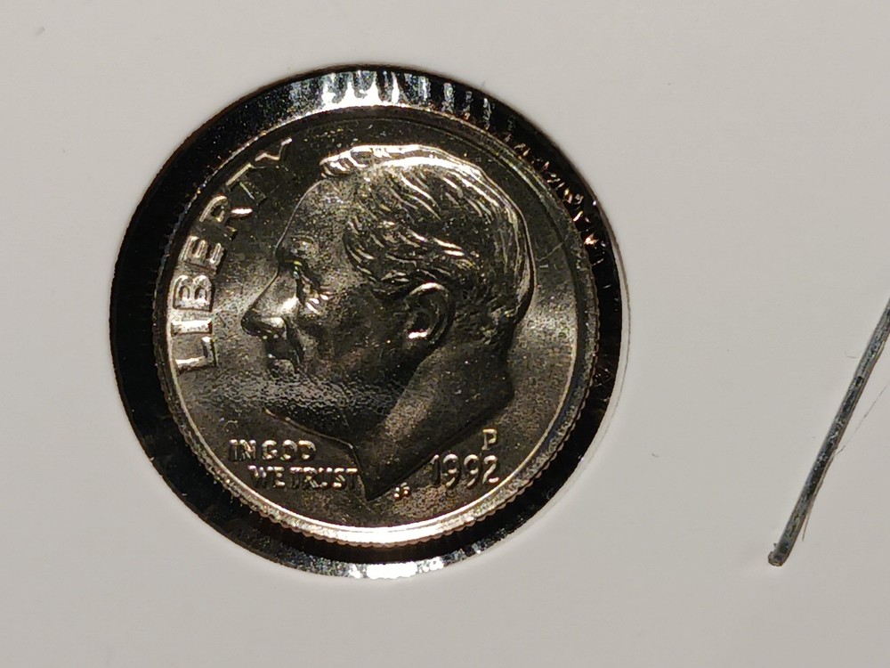 1992 P Roosevelt Dime BU