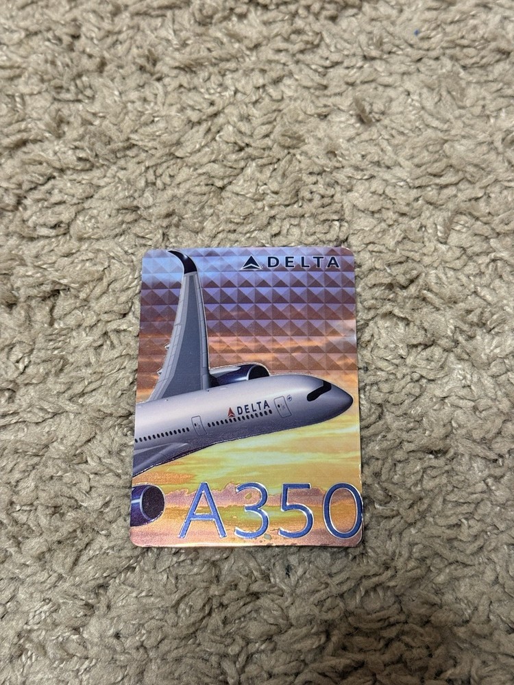 Delta Airlines Pilot Trading Card #49 | A350 | 2016