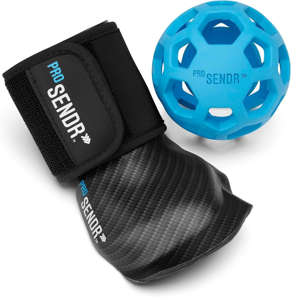 Golf Training Aid | Carbon Fiber Wrist Cradle Plus Compression Sphere | Impro...