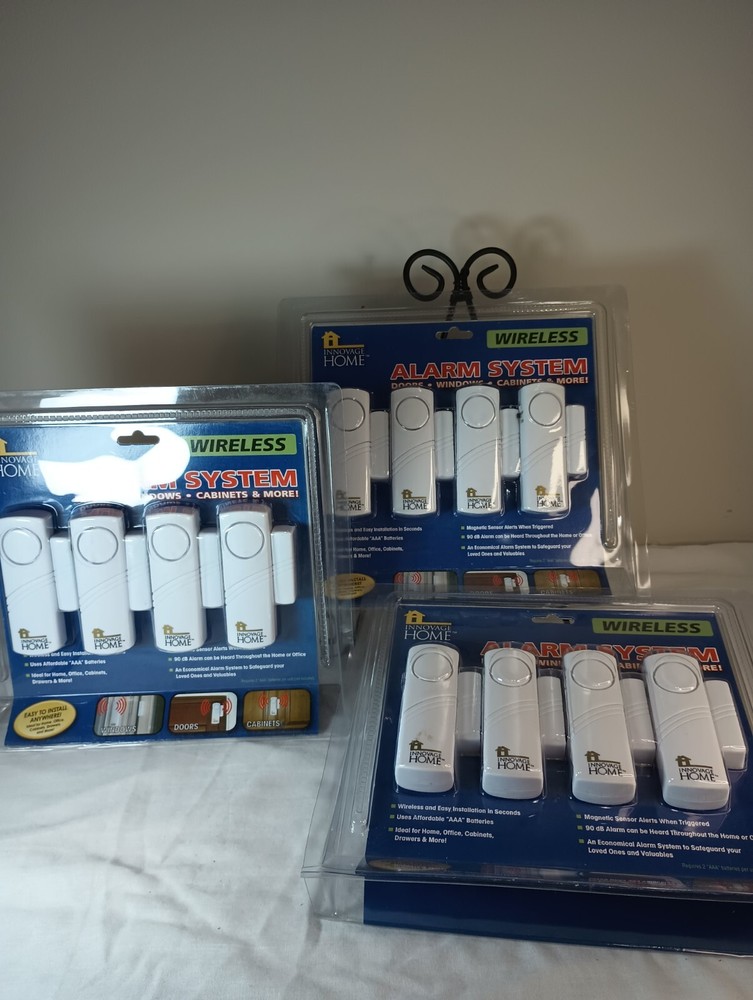 Innovage Home Wireless Alarm System for Doors, Windows, Cabinets & More