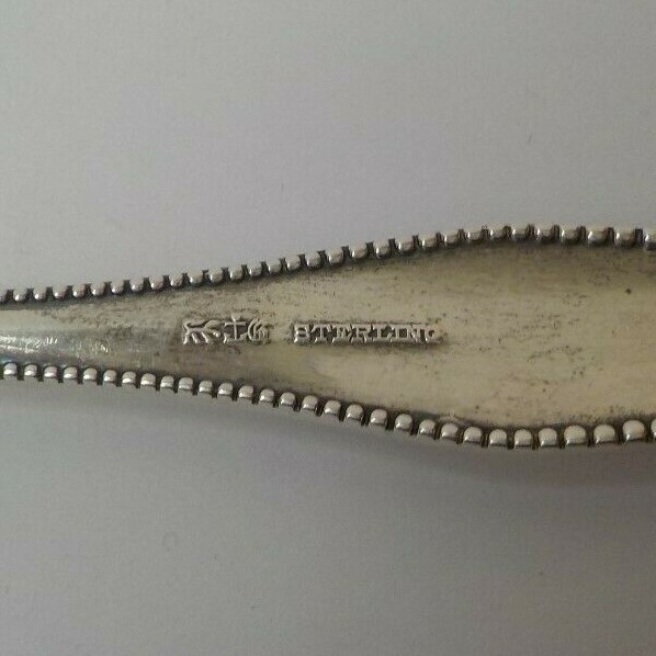 Gorham LANCASTER Sterling Silver 7.25" Cold Meat Fork, No Monograms