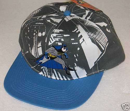 Batman Multi-Color Vintage Snap Back Adjustable Hat