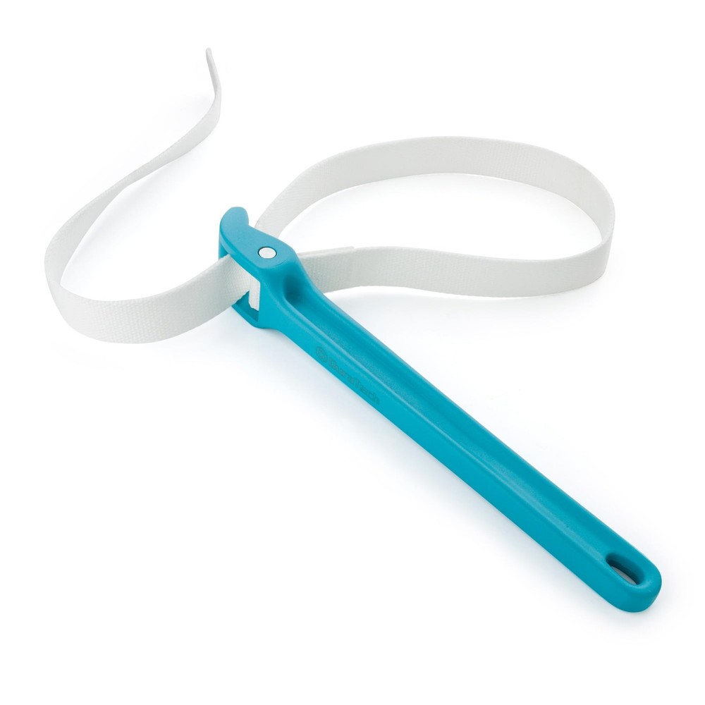 DURATECH Strap Wrench 12" Handle, Adjustable Nylon Pipe 12 Inch, Blue