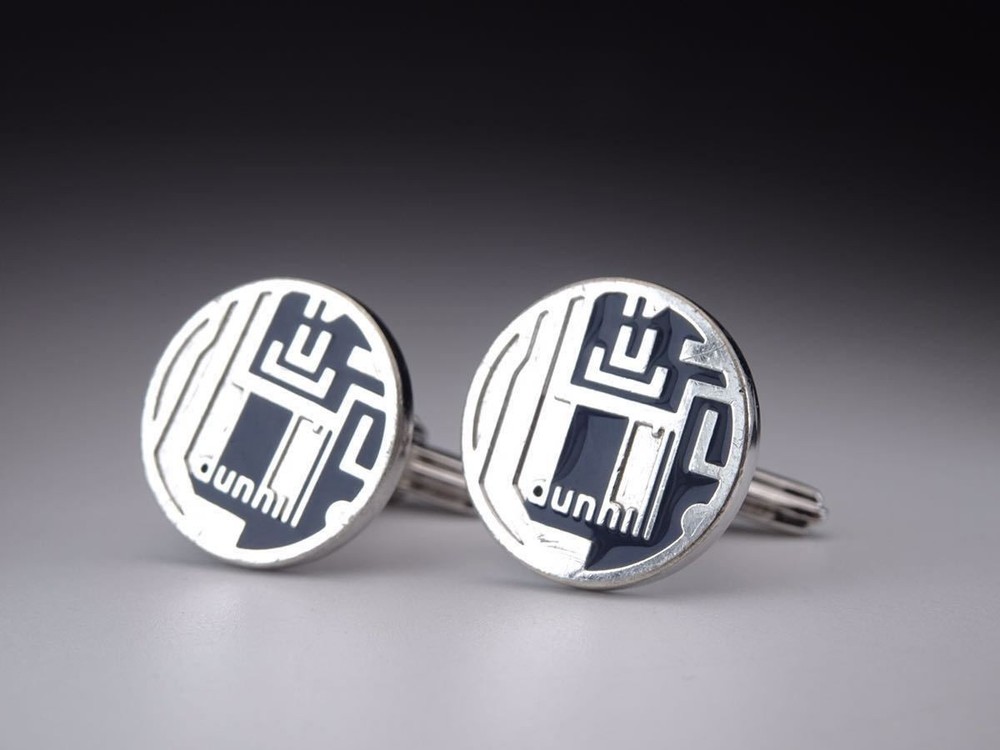 Dunhill Sv925 Geometric Cufflinks