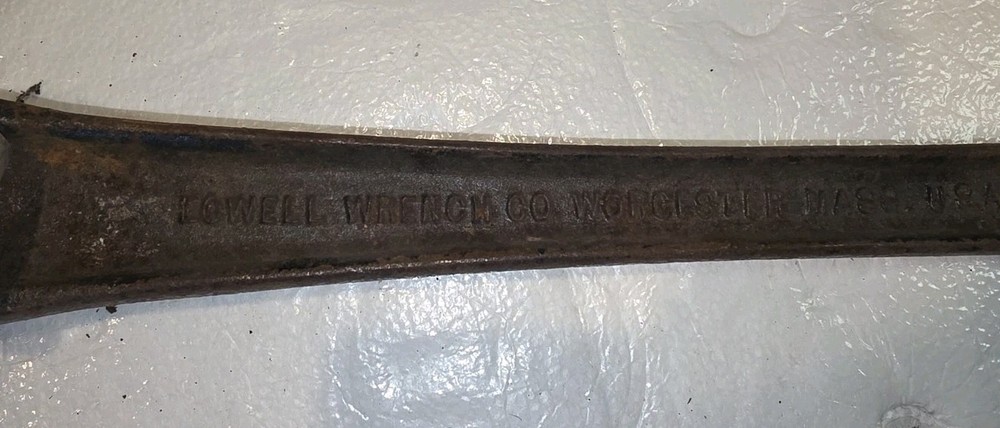 Lowell No. 52 Tool Ratcheting Hydrant Wrench Fire Hydrant Contractor Used