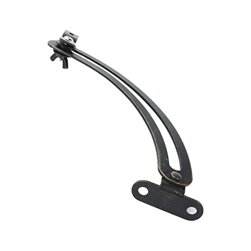 2 Pairs Bronze Lid Support Hinges, Cabinet Support Hinges Adjustable Curved