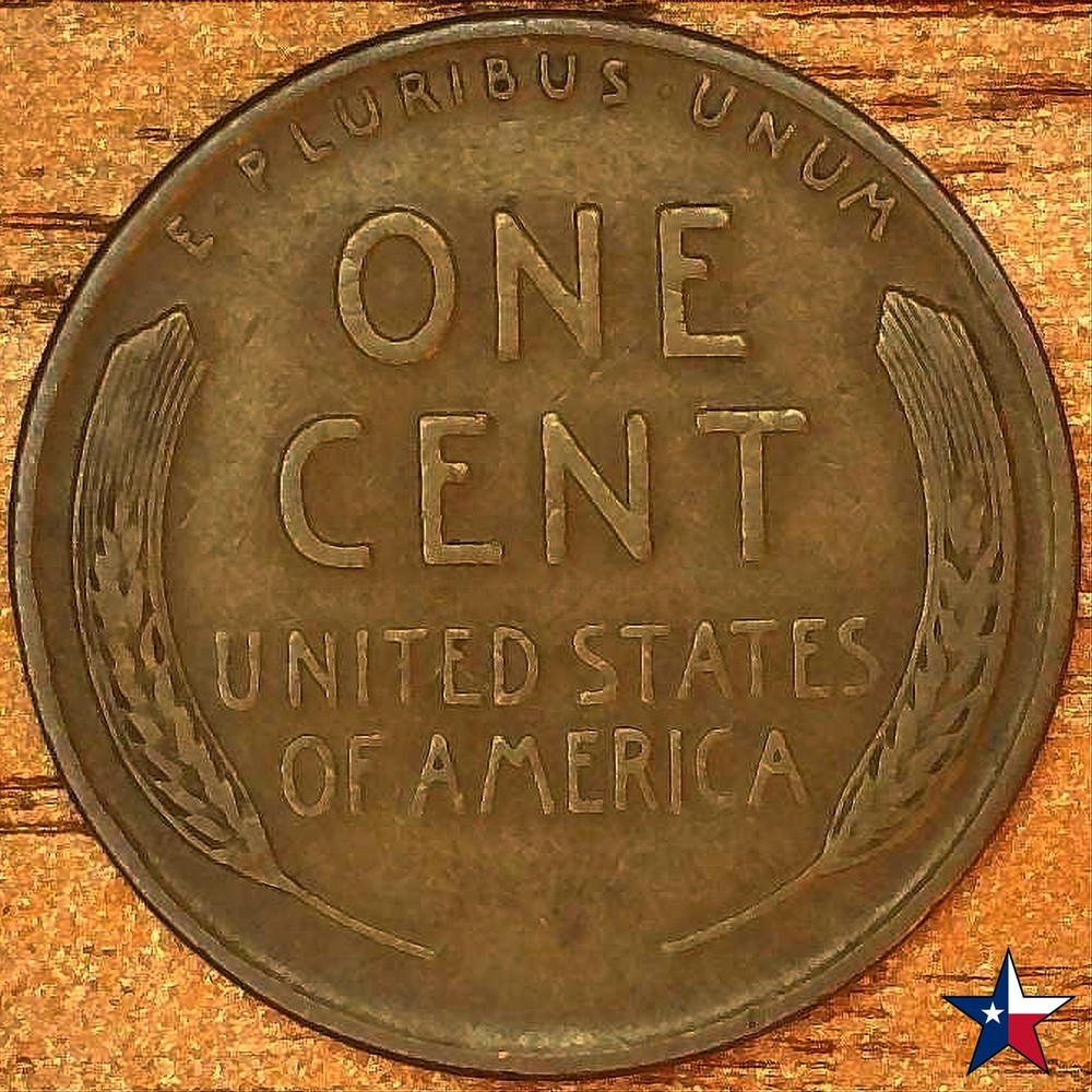1937 P Lincoln Wheat Cent ~ Interior Obverse Die Chip Break Error ~ Free Ship