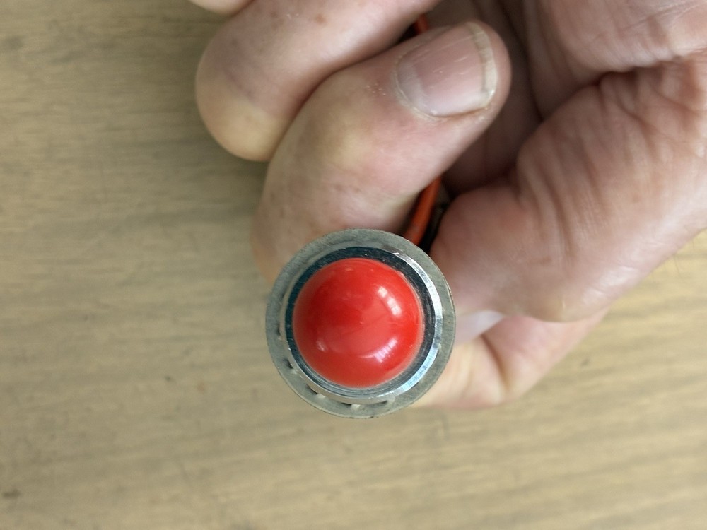 RED WARNING LIGHT OR ON LIGHT INDICATOR 120volt BRIGHT RED LIGHT For Dash Board