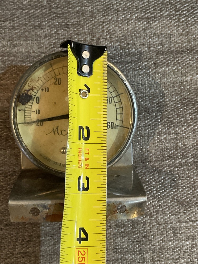 Antique McCray Refrigeration Temperature gauge