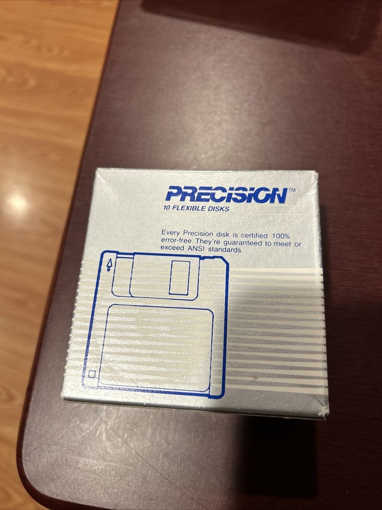 NEW **9**Pack Precision Flexible Disks MF2HD Double Side High Density.