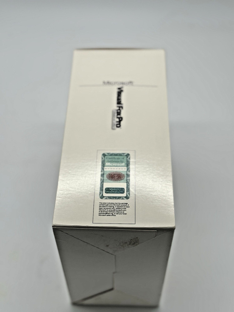 RARE Vintage Microsoft Visual Fox Pro Professional, Version 5.0, VFP 5.0, NEW