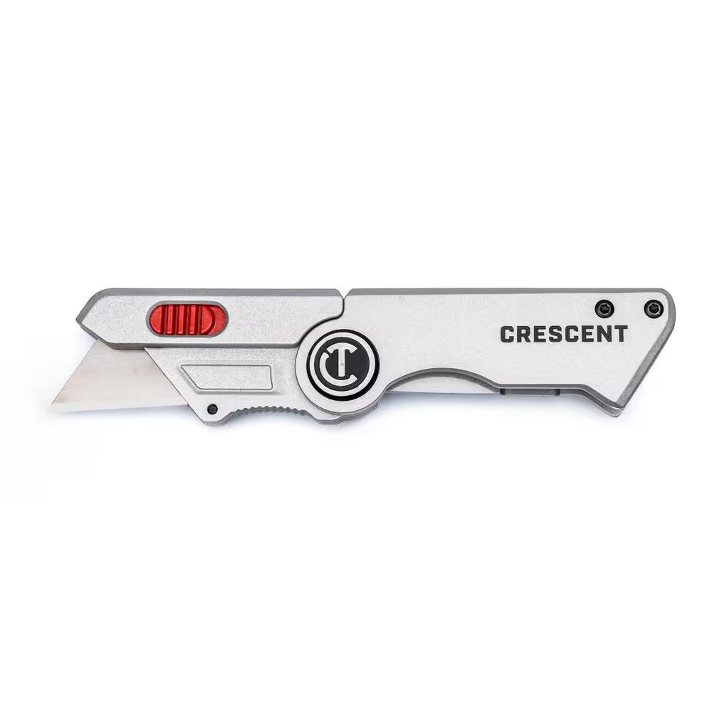 Compact Folding Utility Knife with Quick Change Blade