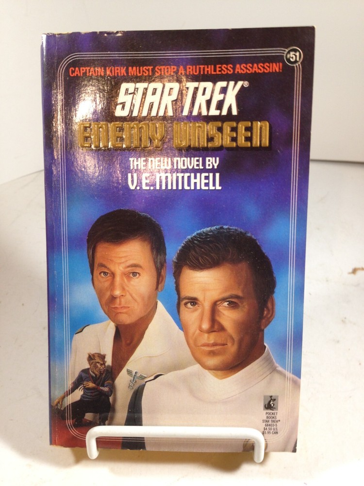 STAR TREK Paperback Novel Enemy Unseen by V. E. Miotchell