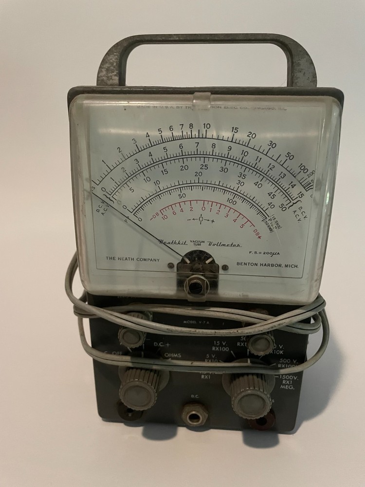 Vintage Heathkit Vacuum Tube Voltmeter -- Untested