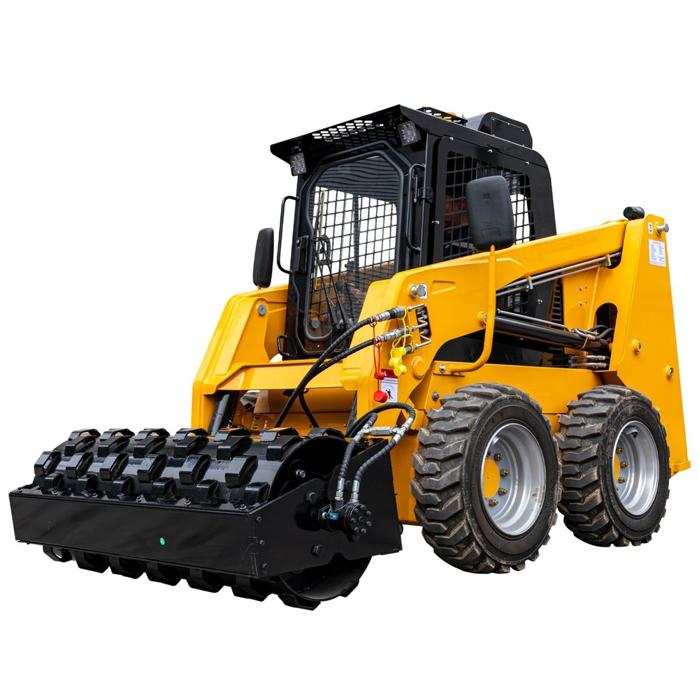 1.5M Skid Steer Loader Padfoot Compactor Wheel Soil Roller Attachment for Bobcat