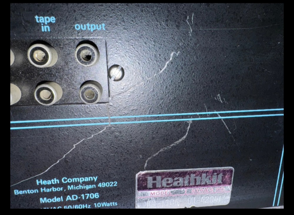 VINTAGE.Heathkit Active Audio Processor AD-1706 | Serial No. 01-42041