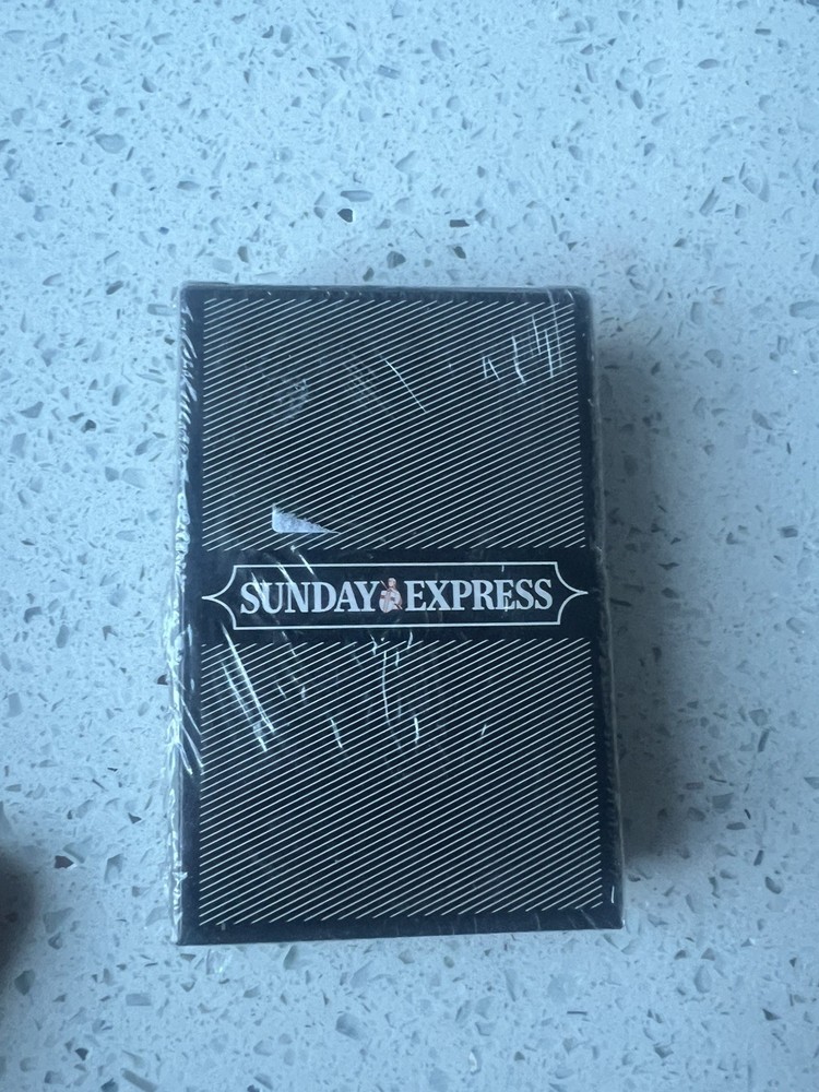 sunday express playing cards