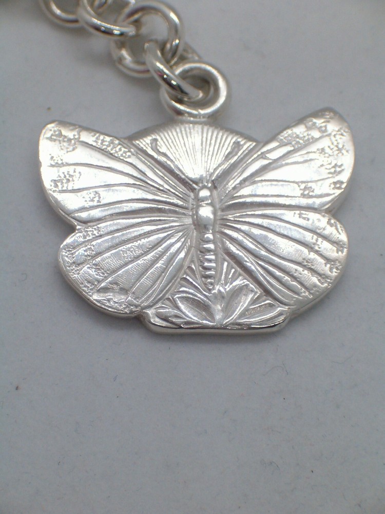 Butterfly: 925 Silver Keychain - Lepidopteran - Keys - Breeze -