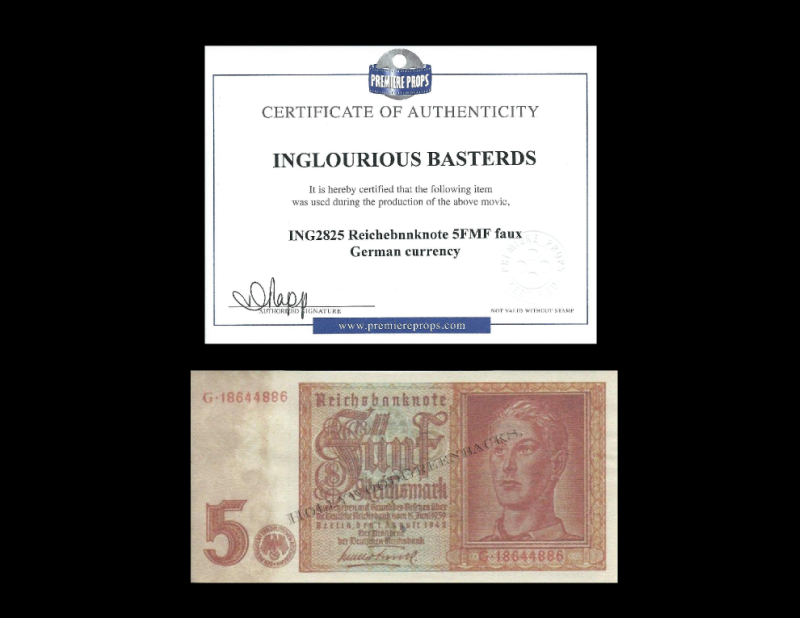Inglourious Bastards – Prop Bill, Type B