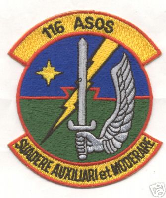 116th AIR SUPPORT OPS SQUADRON patch