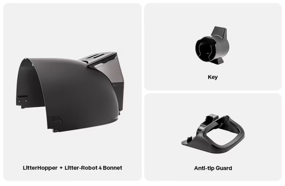 Whisker - Litter Hopper - Black