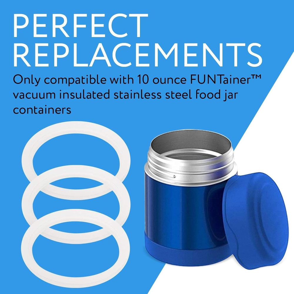 Silicone Gasket Replacement Kit - Thermos Rubber Seal Replacement - Leak-Proof V