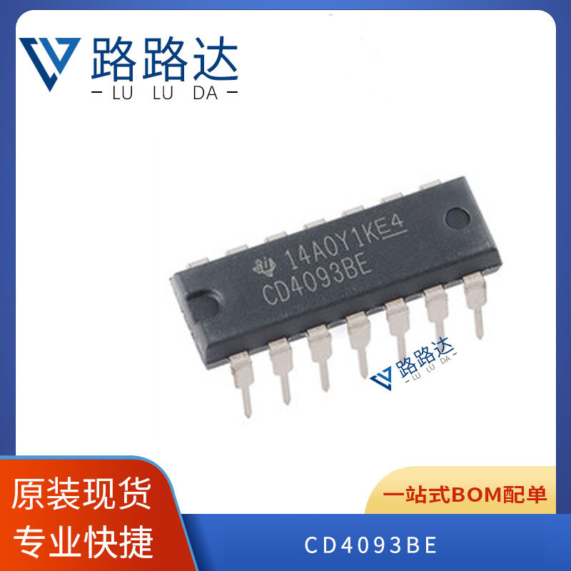 10PCS CD4093BE CD4093 4093 DIP-14 #96-9