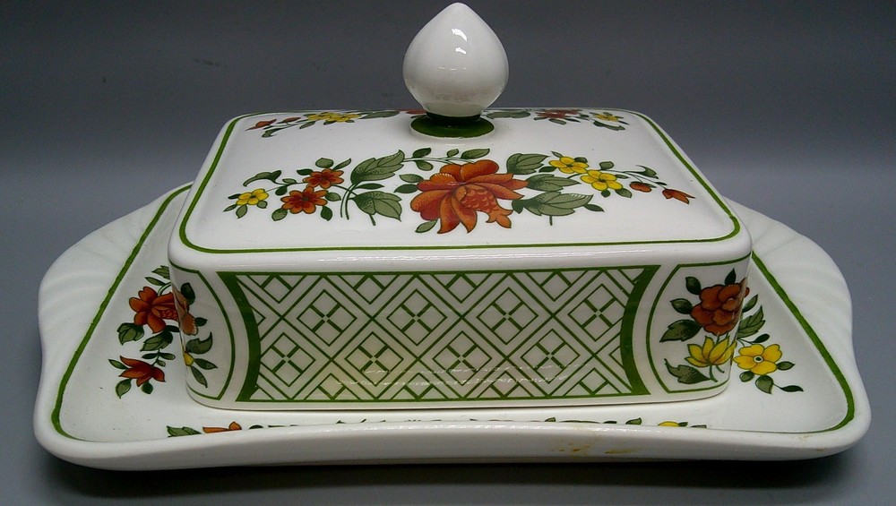 Villeroy & Boch SUMMER DAY Rectangular Butter Dish with Lid