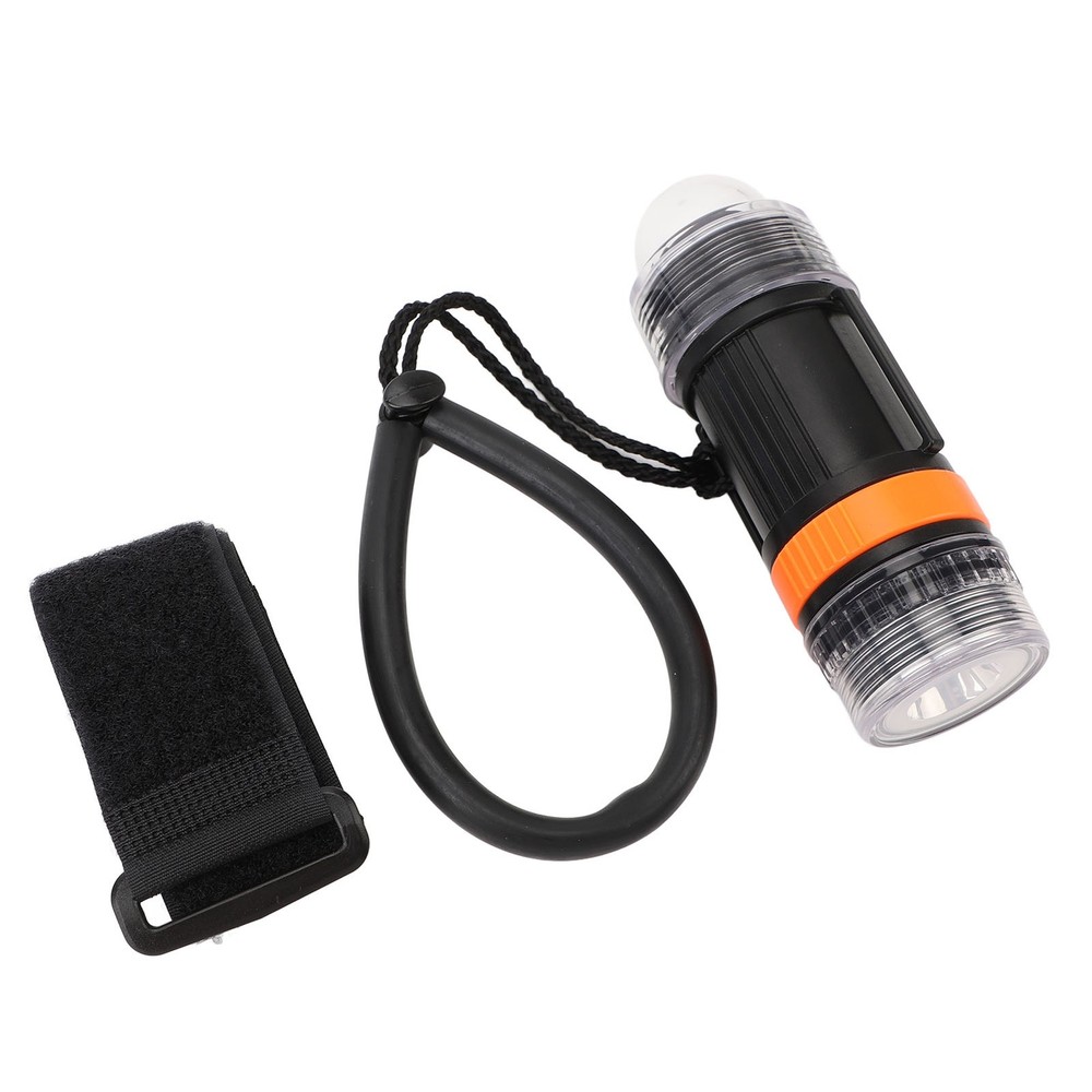 Waterproof Dive Strobe Flashlight High Brightness LED For Underwater Advent DGPM