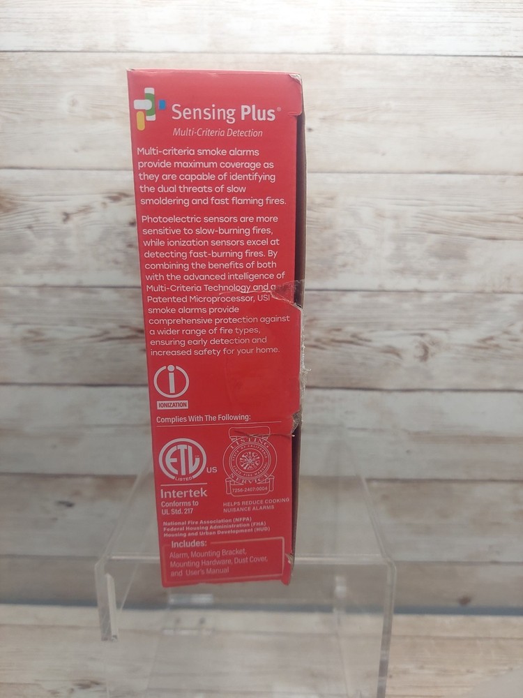 Universal Security Instruments 1 Pack 2 In 1 Smoke&Fire Alarm