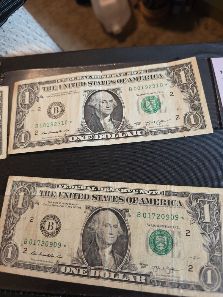 2013 B Star Note Rare Fort Worth Duplicate Note