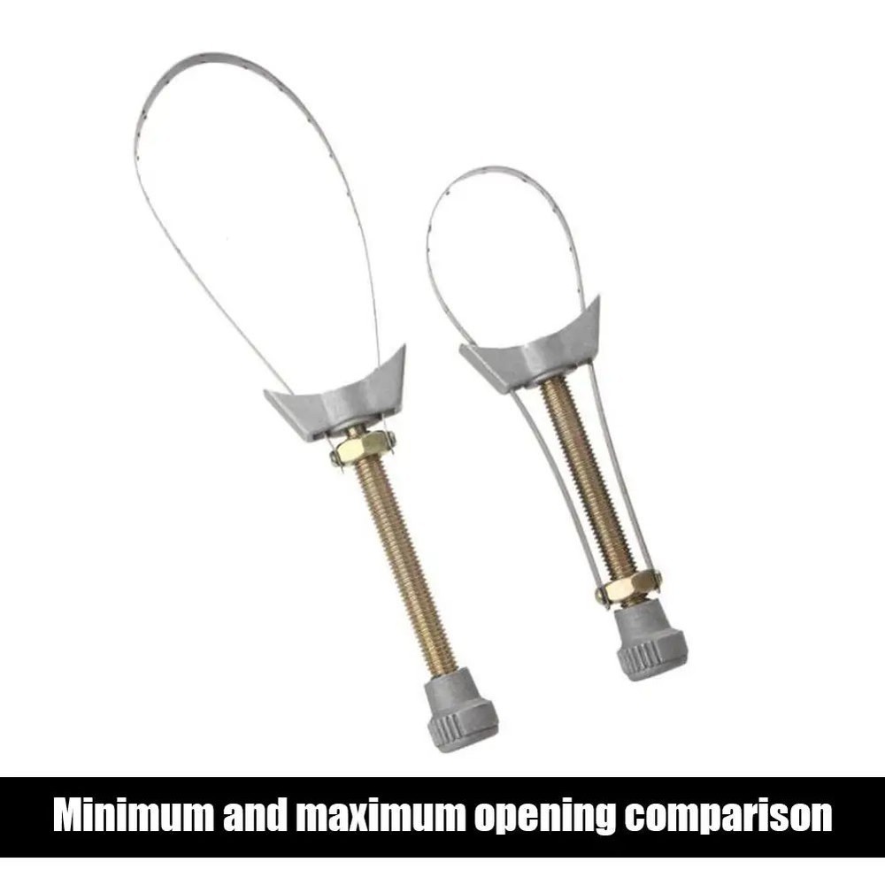 Universal Car Adjustable Oil Filter Removal Strap Wrenchs Removal Tool