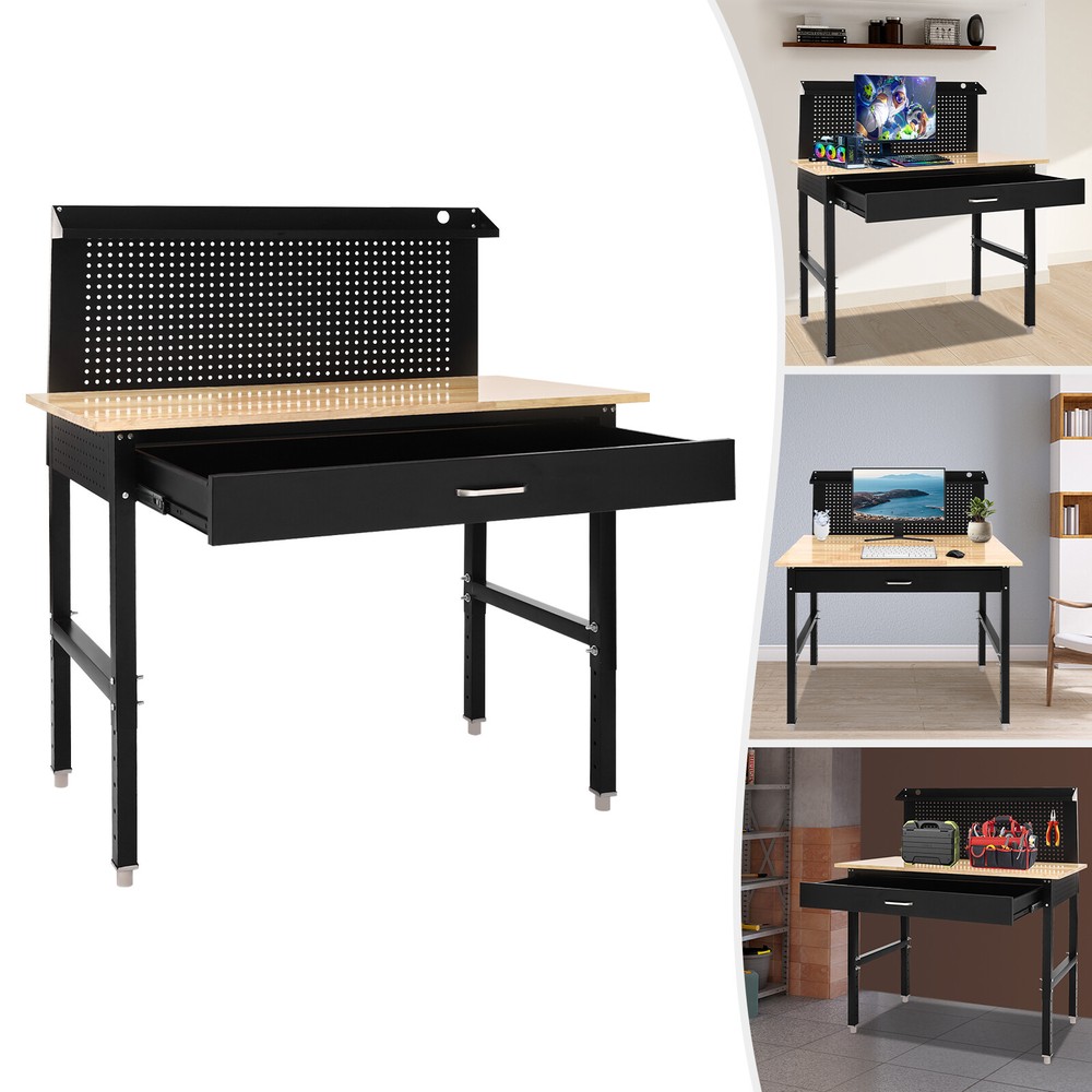 48"W x 24"D Adjustable Height Workbench