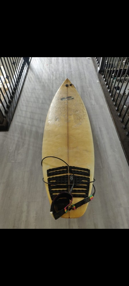 Surf Board With Pad And Leash