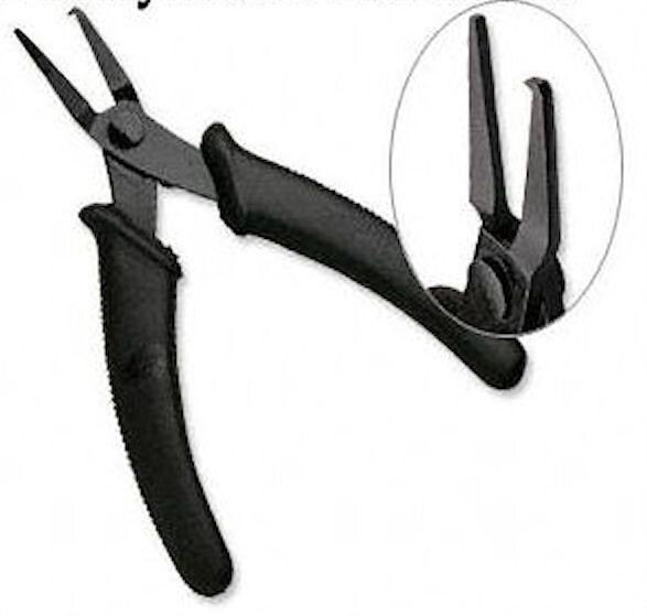 1 Pair Split Ring Pliers to Open Split Rings Quickly with 1 Single Motion