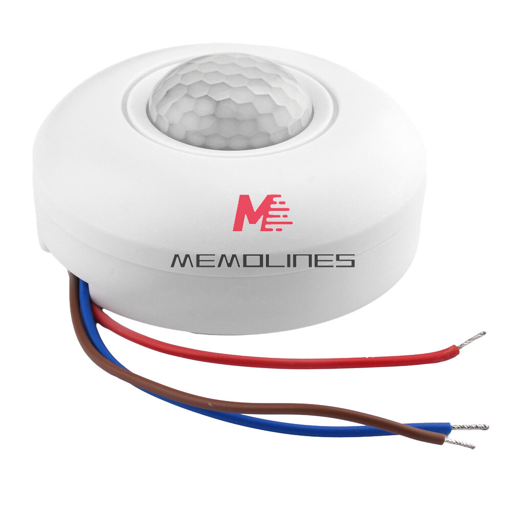 AC85-265V Infrared PIR Motion Induction Sensor Switch For LED Ceiling Light