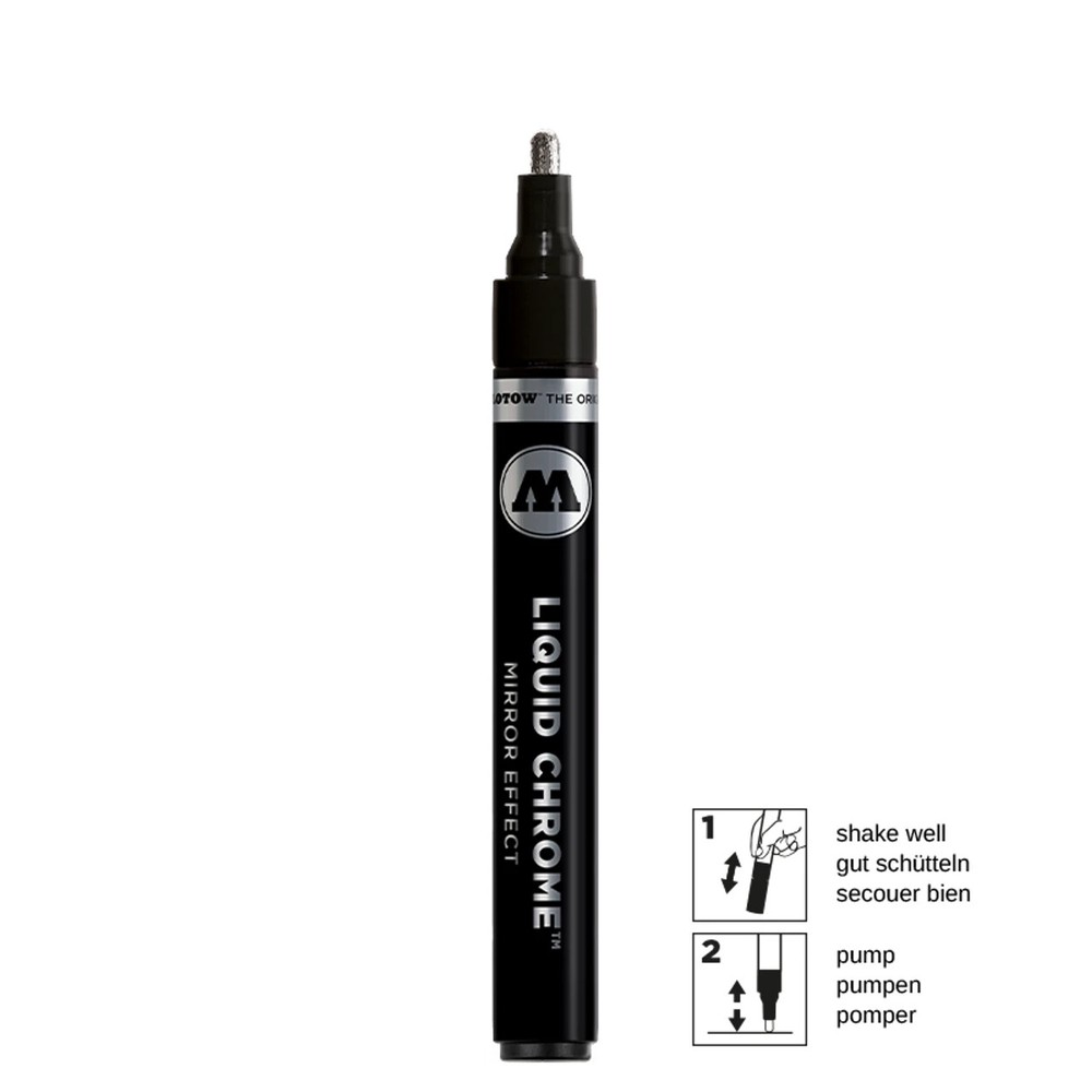 Molotow Liquid Chrome Pump Marker, 4mm