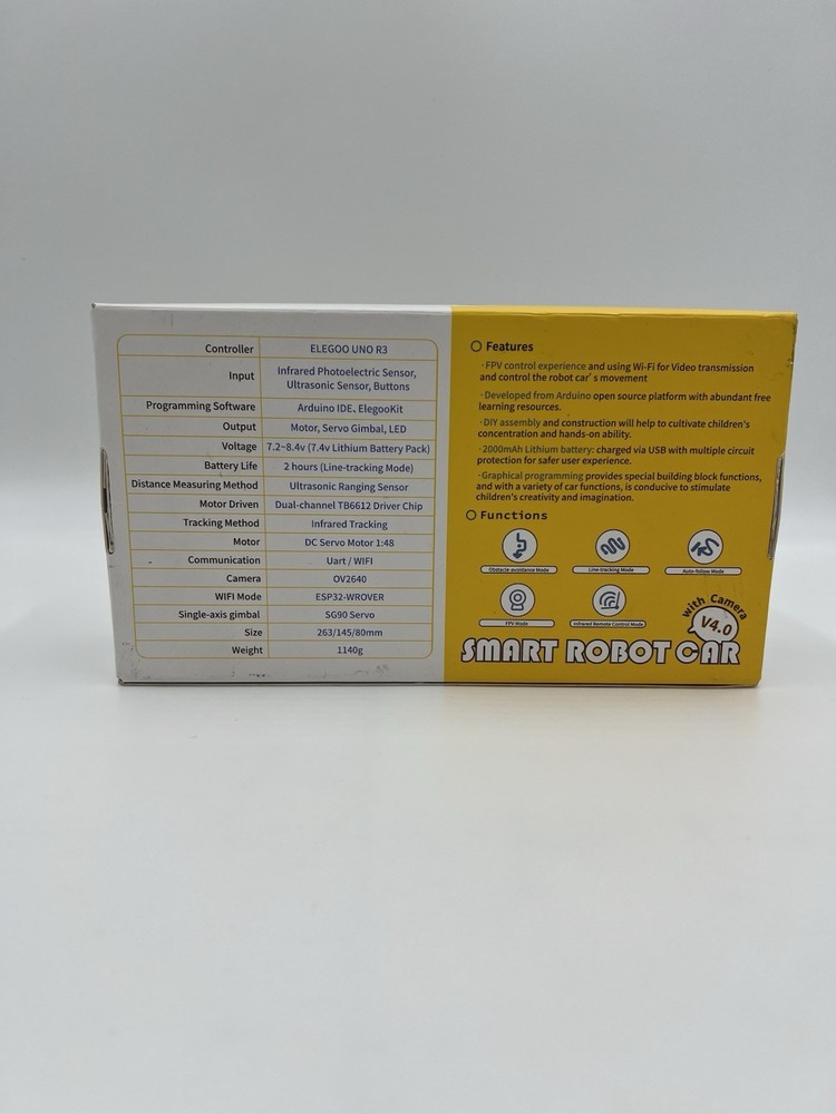 NEW Elegoo UnoR3 Project Smart Robot Car Kit V 3.0 Plus Programming Engineering