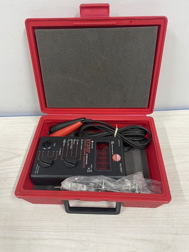 Mac Tool ET3707 Digital Engine Analyzer 10 Megohms Missing Test Lead- See Pics