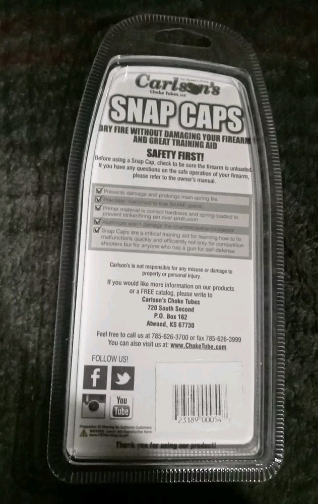 Carlson's Snap Caps 30/30