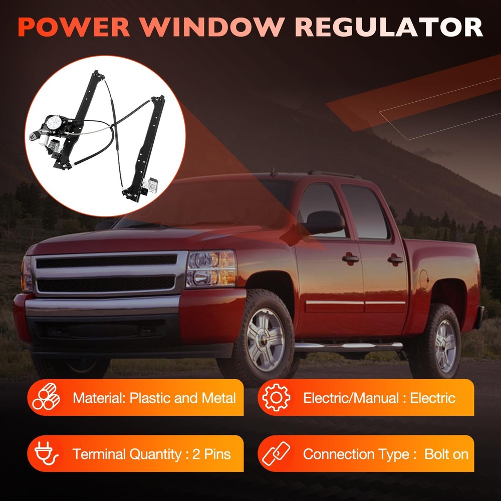 Window Regulator with Motor Assembly Rear 741-579 Passenger Side (RH)