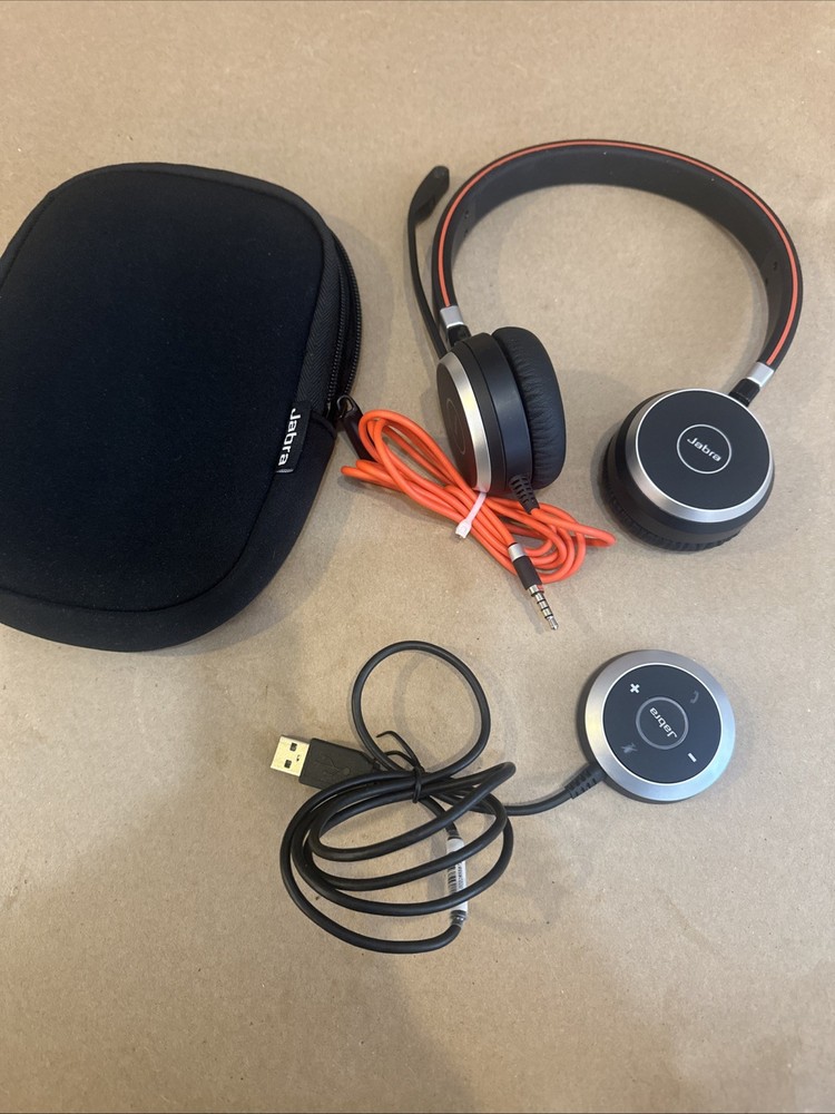 Jabra Evolve 40 Wired Stereo USB C Headset Controller