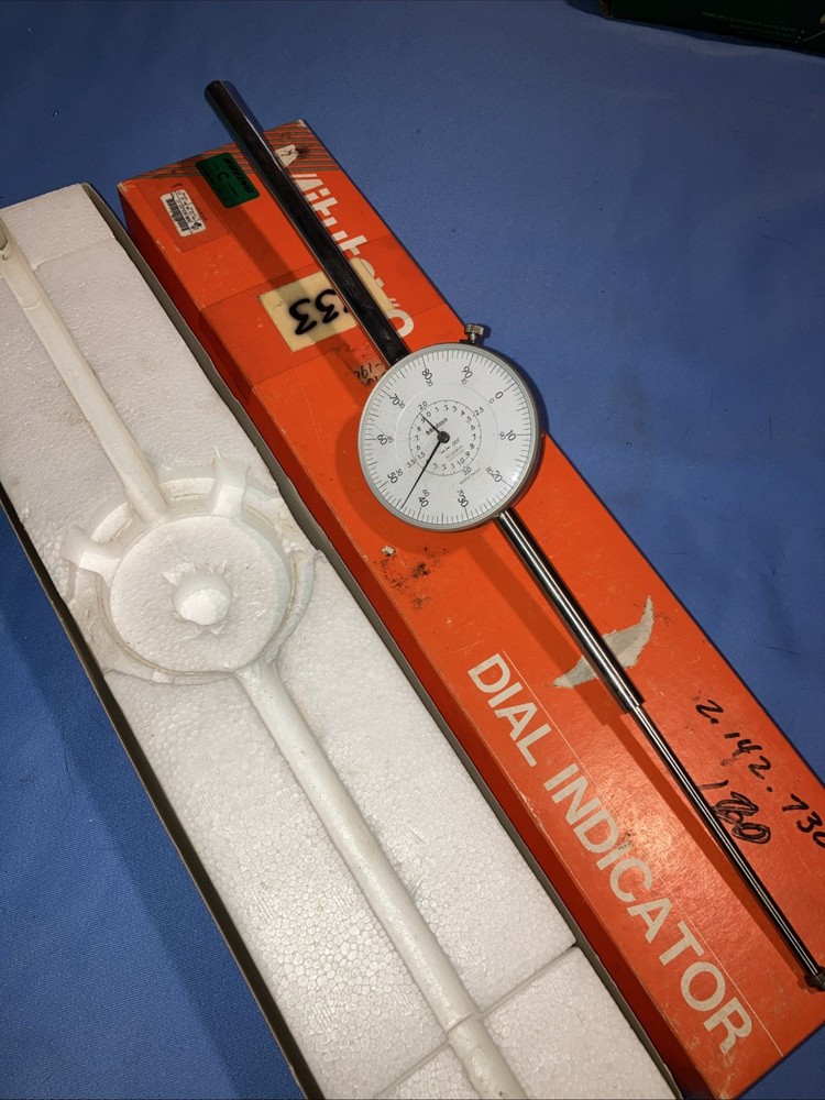 Mitutoyo 3428-10 0-4” Drop Style Dial Indicator